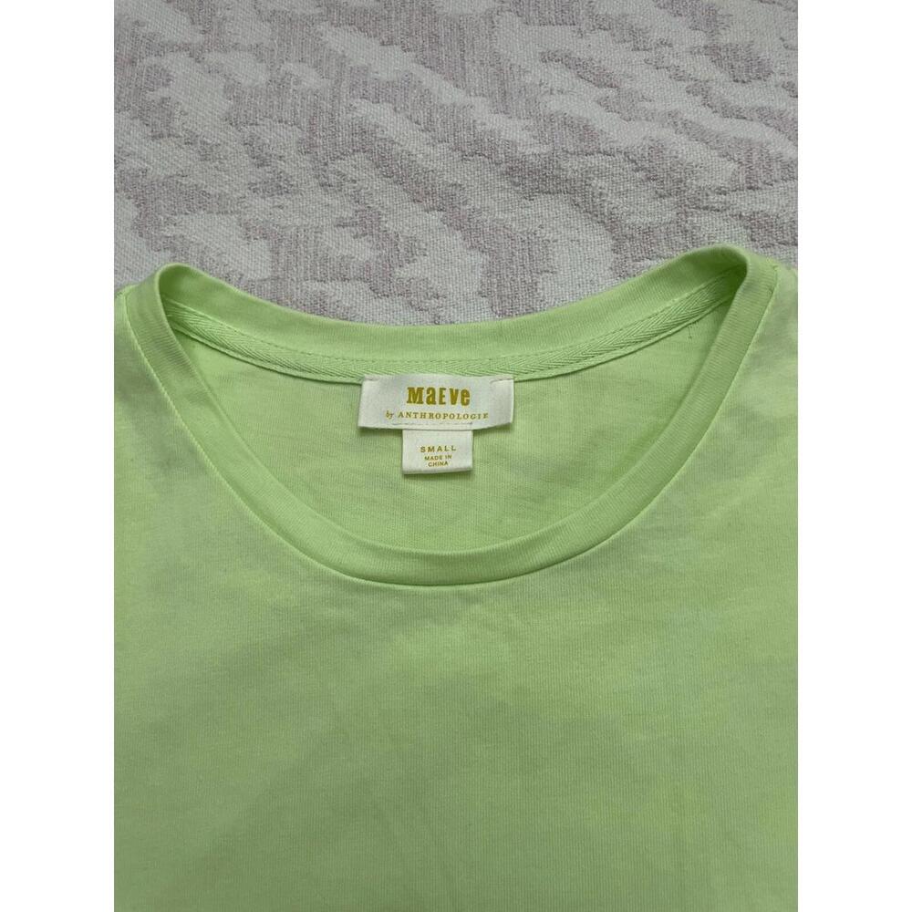Anthropologie Women’s Ruffled Drop Shoulder Top Sz Small - Picture 8 of 9